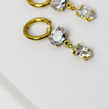 Solitaire Dangle Earrings