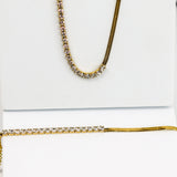 Snake Chain Tennis Combo Set