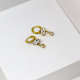 Crystal Gleam Hoops
