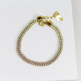 Layered Tennis Bracelet