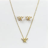 Crystal Butterfly Combo Set