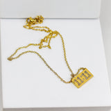 11:11 Gold Bar Necklace