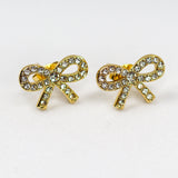 Studded bow Earrings