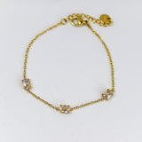 Oval Solitaire Chain Bracelet