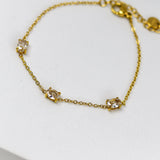 Oval Solitaire Chain Bracelet