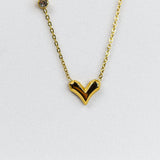 V Heart Necklace