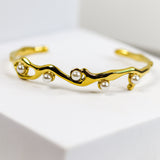 Ocean Pearl Cuff Bracelet