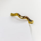 Starlit Wave Bangle Bracelet