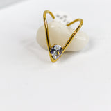 Vera Luxe Solitaire Ring