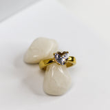 Eclát Solitaire Heart Ring