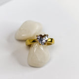 Eclát Solitaire Heart Ring