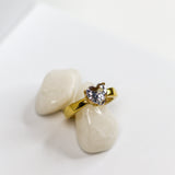 Eclát Solitaire Heart Ring