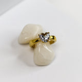 Eclát Solitaire Heart Ring