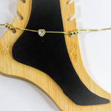 Luna Heart Anklet