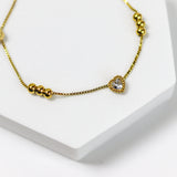 Luna Heart Anklet