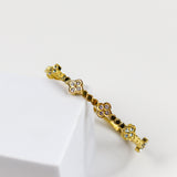 Lucky Clover Bangle Bracelet