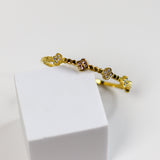 Lucky Clover Bangle Bracelet