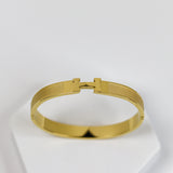 Golden T Bangle Bracelet
