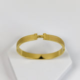 Golden T Bangle Bracelet