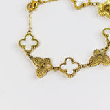 Clover & Wings Chain Bracelet