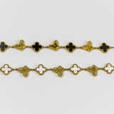 Clover & Wings Chain Bracelet