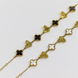Clover & Wings Chain Bracelet