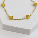 Honey Clover Chain Bracelet