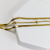 Layered Snake Chain Bracelet