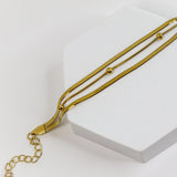 Layered Snake Chain Bracelet