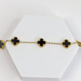 Reversible Clover Chain Bracelet