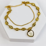 Aureate Love Dual Chain Bracelet