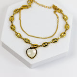 Aureate Love Dual Chain Bracelet