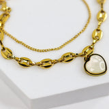 Aureate Love Dual Chain Bracelet