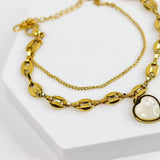 Aureate Love Dual Chain Bracelet