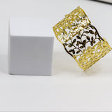 Gardenia Gold Cuff