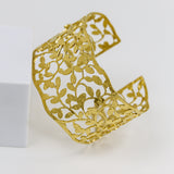 Gardenia Gold Cuff