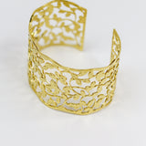 Gardenia Gold Cuff
