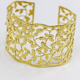 Gardenia Gold Cuff