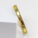 Vintage Bloom Bangle Bracelet