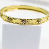 Vintage Bloom Bangle Bracelet