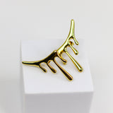 Melted Gold Earrings