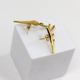 Melted Gold Earrings