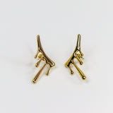Melted Gold Earrings