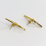 Melted Gold Earrings