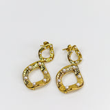 Zariah Pearl Gold Earrings