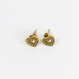 Studded Heart Earrings
