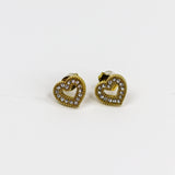 Studded Heart Earrings