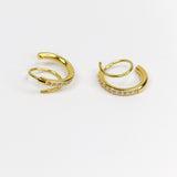 2 in 1 Twisted Earrings