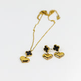 Luxe Clover Heart Combo Set