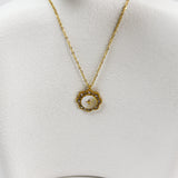 Flower Mother Pearl Necklace
